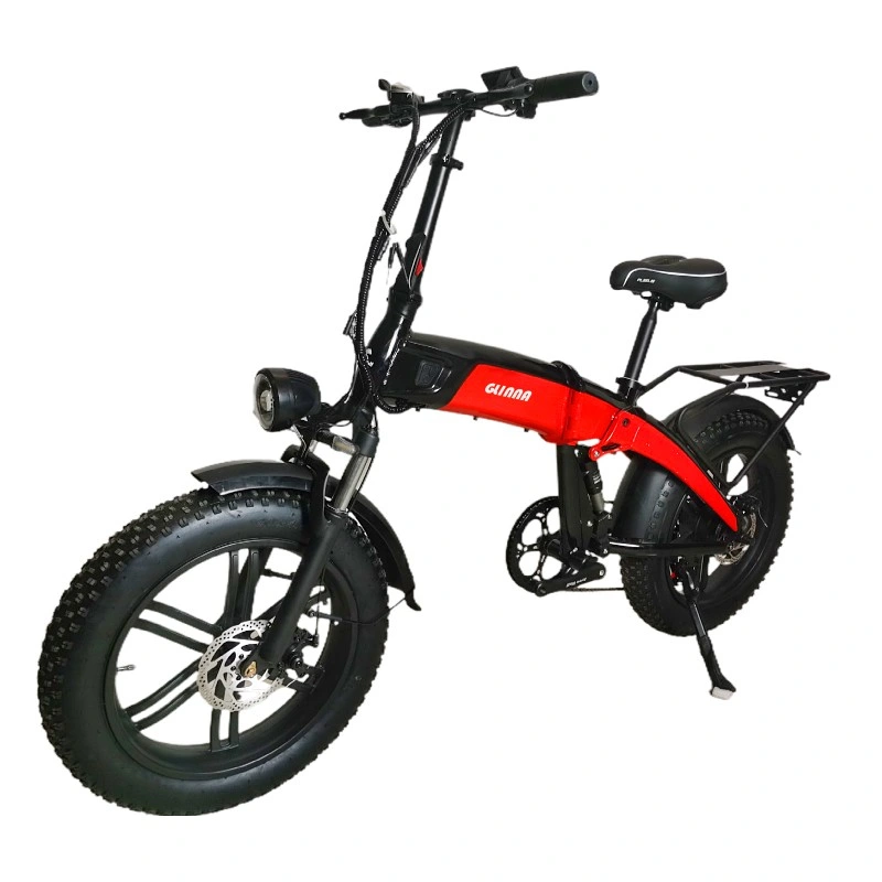 20 "48V Aluminum Alloy Fat Tire Folding Electric Bicycle OEM